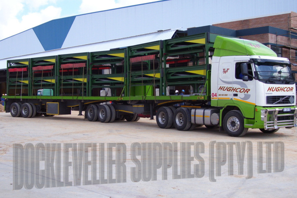 Dock-Rite Dockleveller in Free Standing Base Frame – external self-supporting dockleveller installation for retrofits and rented facilities in South Africa