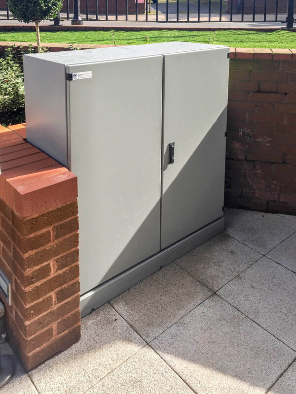 Flip Up Flood Barrier control box