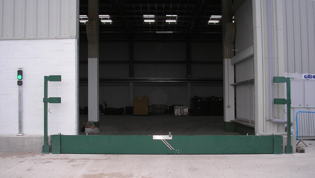 Pivot Flood Barrier loading bay